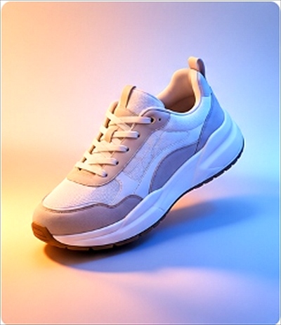 AI reflection, floating, long, and multi-light product shadow examples example 4
