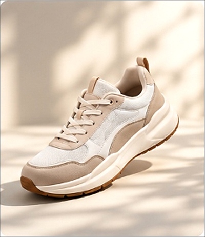 AI product shadow examples with soft, natural, drop, and hard shadows on white backgrounds example 2
