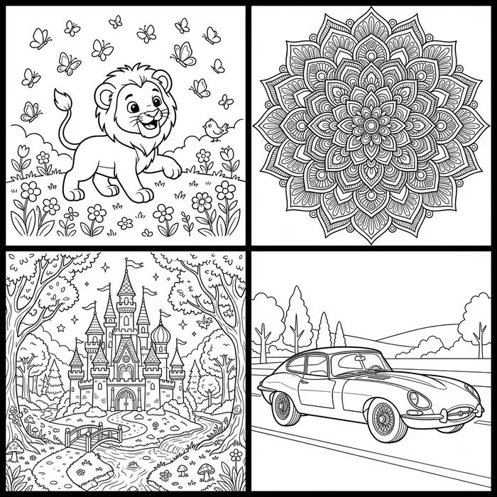 Create Printable Coloring Pages With AI
